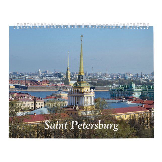 12 month Saint Petersburg wall calendar (Cover)