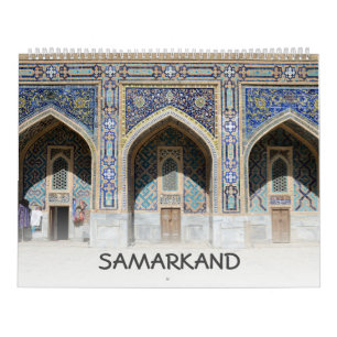 12 month Samarkand, Uzbekistan Calendar