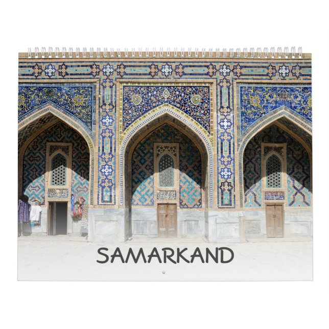 12 month Samarkand, Uzbekistan Calendar (Cover)