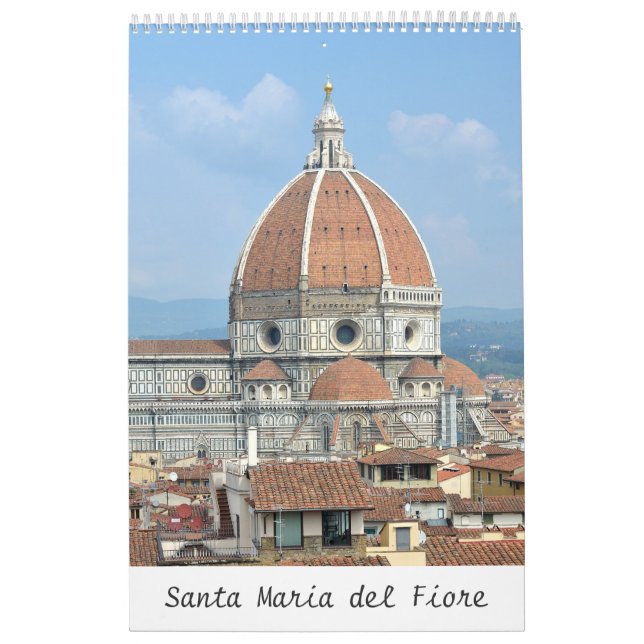 12 month Santa Maria del Fiore Photo Calendar (Cover)