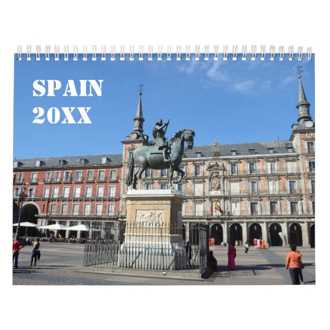 12 month Spain Wall Calendar (Cover)