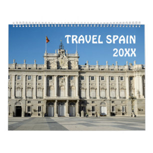 12 month Travel Spain calendar