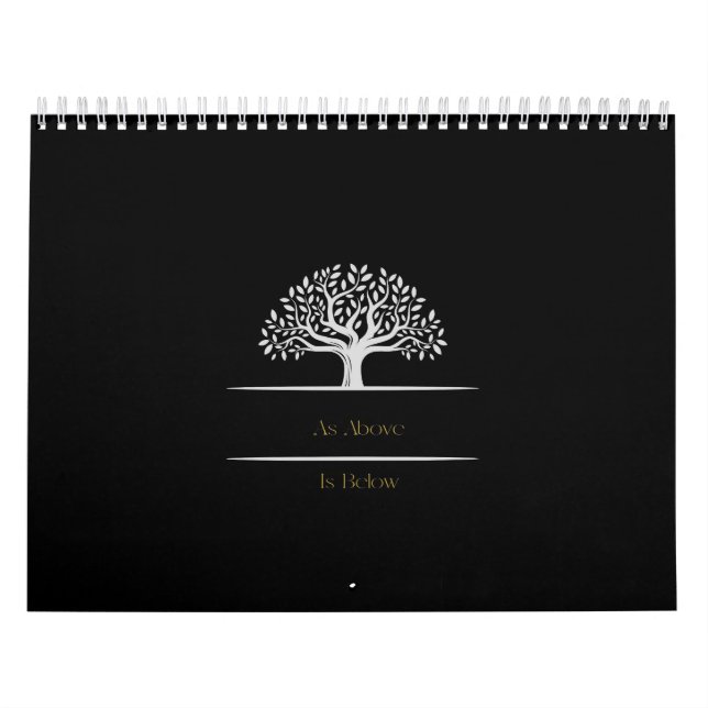 12 Month Wall Calendar- Pagan Calendar (Cover)