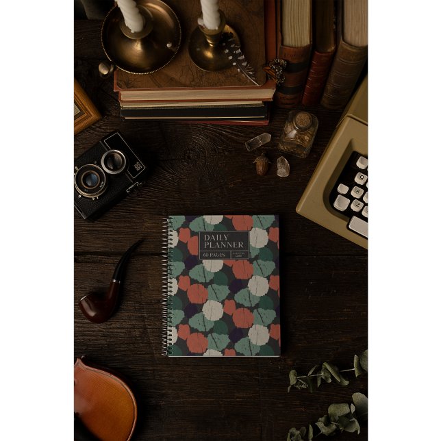 12 Months Abstract Brush Stroke Daily  Planner (Creator Uploaded)