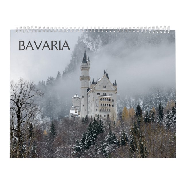 12 months Bavaria Wall Calendar (Cover)