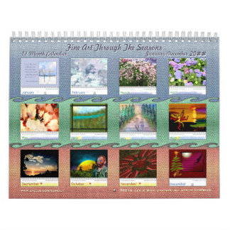 12 Months of Fine Art Through The Seasons Calendar