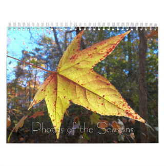 12 Months of Photos of the Seasons, 14th Edition Calendar