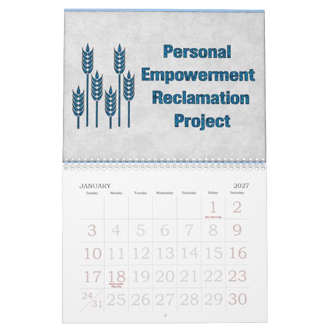 12 Months of Woman Power Calendar (Jan 2027)