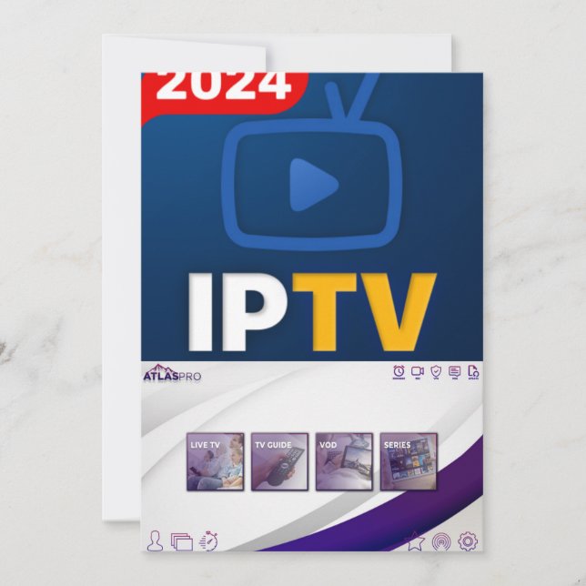 12 Months Subscription For IPTV Holiday Card (Front)