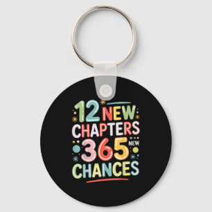 12 New Chapters 365 Chances Insrational Quote For Key Ring