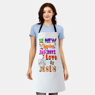12 New Chapters 365 Days Love By Jesus Apron