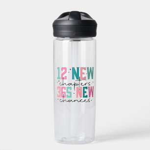 12 New Chapters, 365 New Chances 100 Days Water Bottle