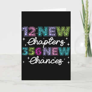 12 New Chapters 365 New Chances Happy New Year 202 Card