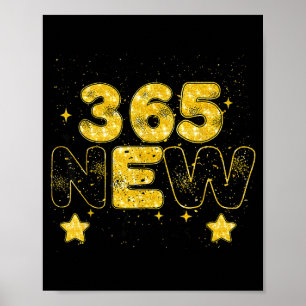 12 New Chapters 365 New Chances Happy New Year 202 Poster