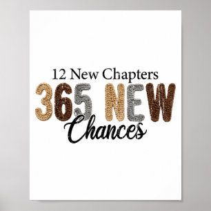 12 New Chapters 365 New Chances  Poster