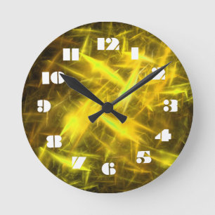 12 Number Choices to Choose -Electricity-Clock Round Clock