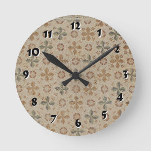 12 Number Choices to Choose From Tile Floor Clock