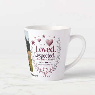 12 oz Personalised Latte Mug for Dad