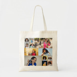 12 Photo Collage Gift Tote Bag