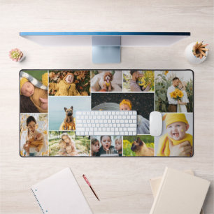 12 Photo Collage Make Your Own Desk Mat