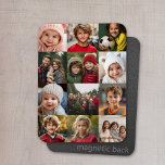 12 Photo Collage - Photos Only Square Cropped Magnet<br><div class="desc">The magnet is completely covered with photos. Use 12 square photos and make a unique and trendy magnet with a grid of photos only. If you need to move anything around,  click on the customise button to make changes.</div>