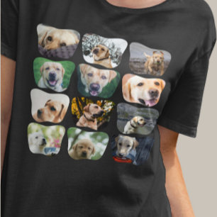 12 Photo Collage Unique Personalised T-Shirt