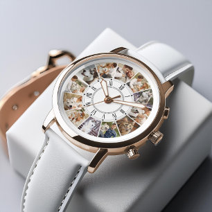 12 Photo Custom Collage Watch