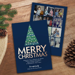 12 Photo - Huge Merry Christmas - Tree Ornaments
