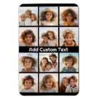 12 Photo Instagram Collage with Black Background