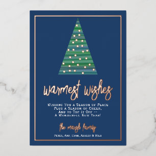 12 Photo - Warmest Wishes Christmas Tree Ornaments