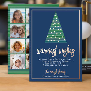 12 Photo - Warmest Wishes Christmas Tree Ornaments