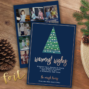 12 Photo - Warmest Wishes Christmas Tree Ornaments