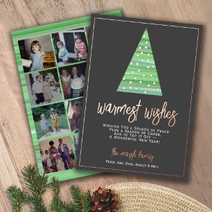 12 Photo - Warmest Wishes Christmas Tree Ornaments