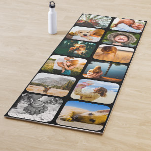 12 Photo Yoga Mat Rounded Template