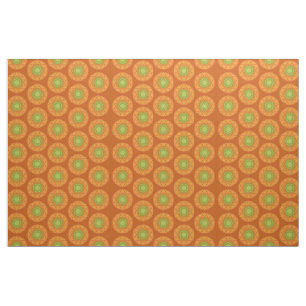 12 point star pumpkin autumn gems fabric