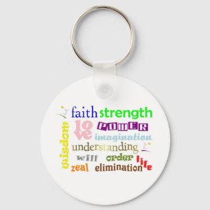 12 Powers Design Keychain