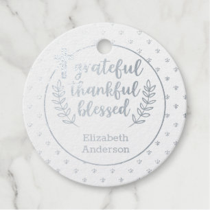 12 REAL FOIL Catholic Cross Thank You CONFIRMATION Favour Tags