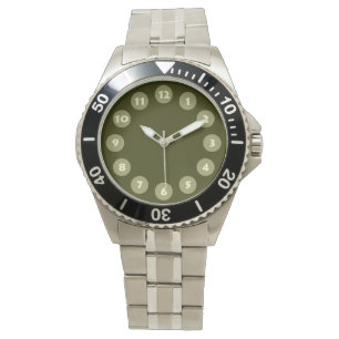 12 Spots - Khaki and Dark Olive Watch