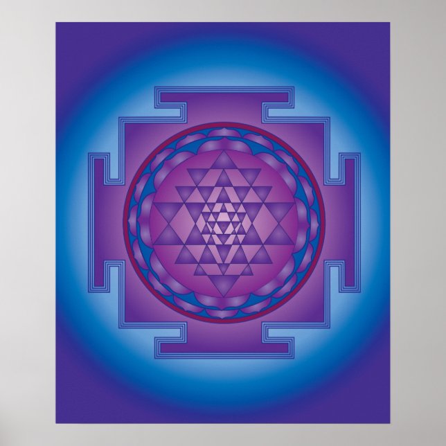 12 SRI YANTRA - TRANSCENDENCE POSTER (Front)