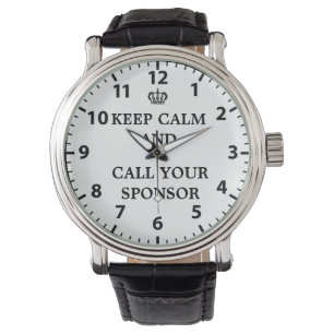 12 Step Recovery Sobriety Call Your Sponsor Watch