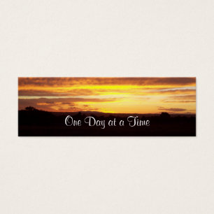 12-Step Sunset Profile Card or bookmark