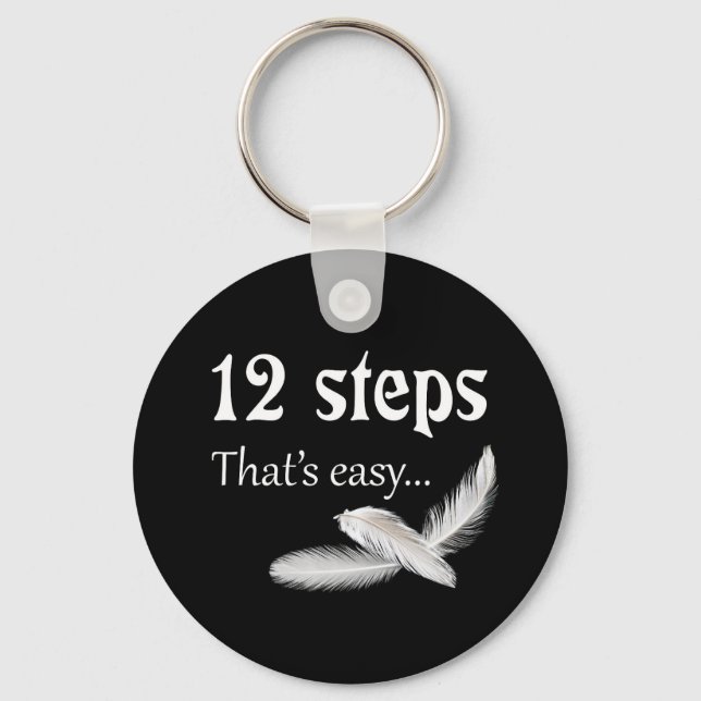 12 steps key ring (Front)