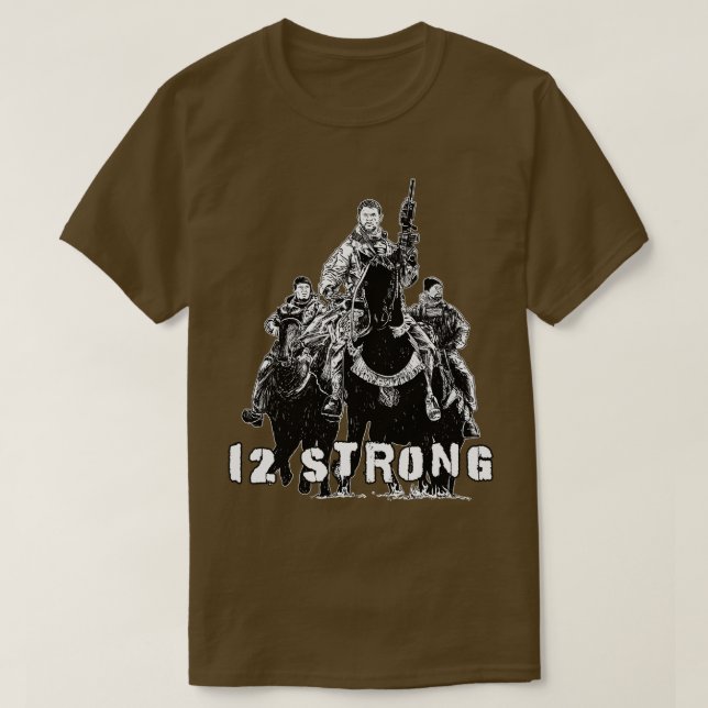 12 strong T-Shirt (Design Front)