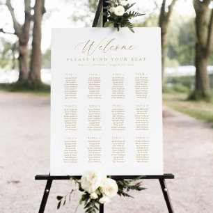 12 Tables Welcome Seating Chart