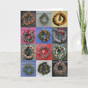 12 Wreaths Christmas card