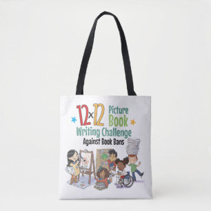 12 x 12 Against Book Bans Character Tote