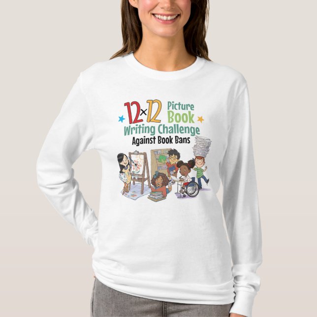 12 x 12 Against Book Bans Long Sleeve Women's T-Shirt (Front)