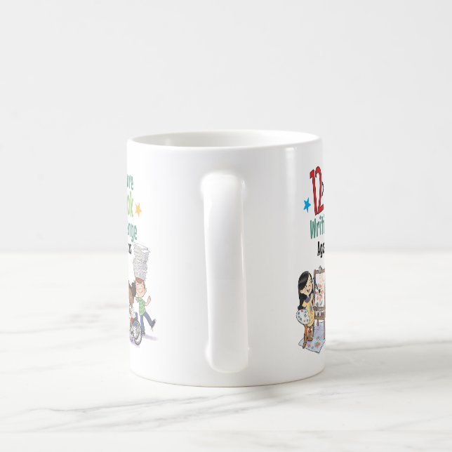 12 x 12 Against Book Bans Mug (Handle)