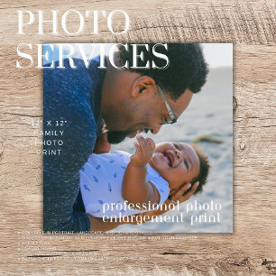 12" x 12" Family Photo Print