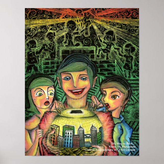 12" x 15.53" Poster (Front)